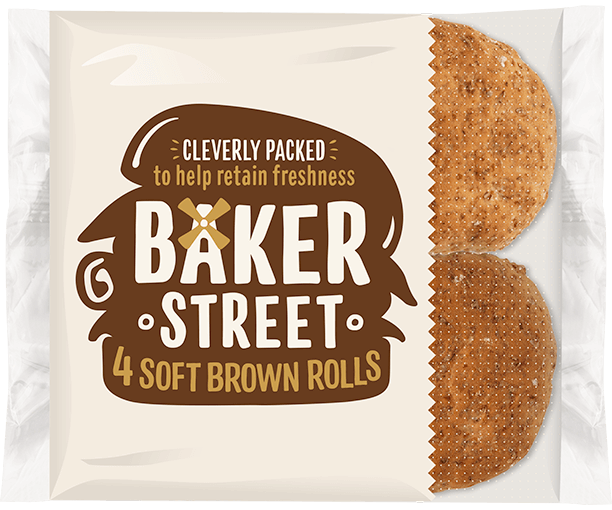 4 Baker Street Soft Brown Rolls