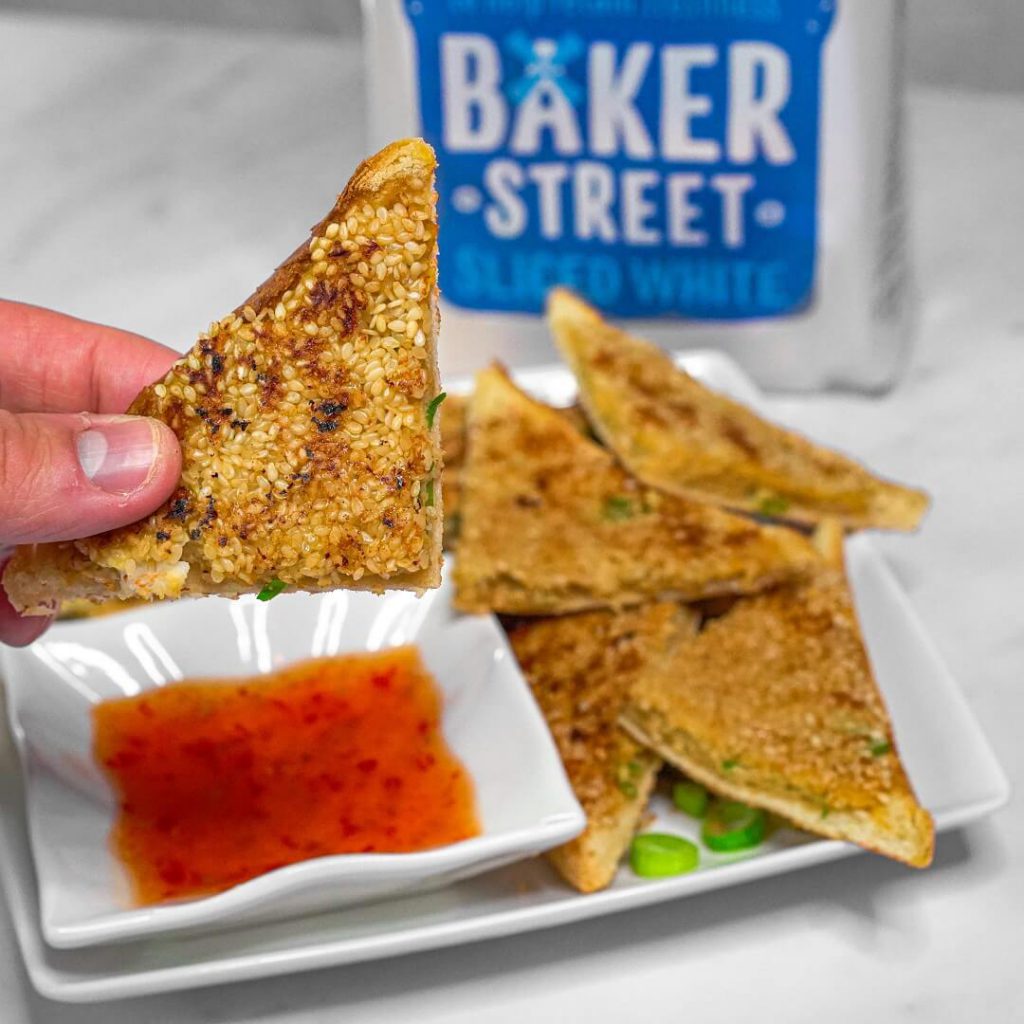 Fakeaway Prawn Toast and Sweet Chilli Dip