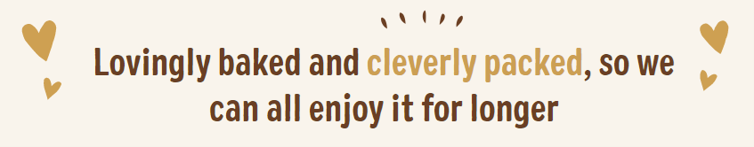 Lovingly baked and cleverly packed
