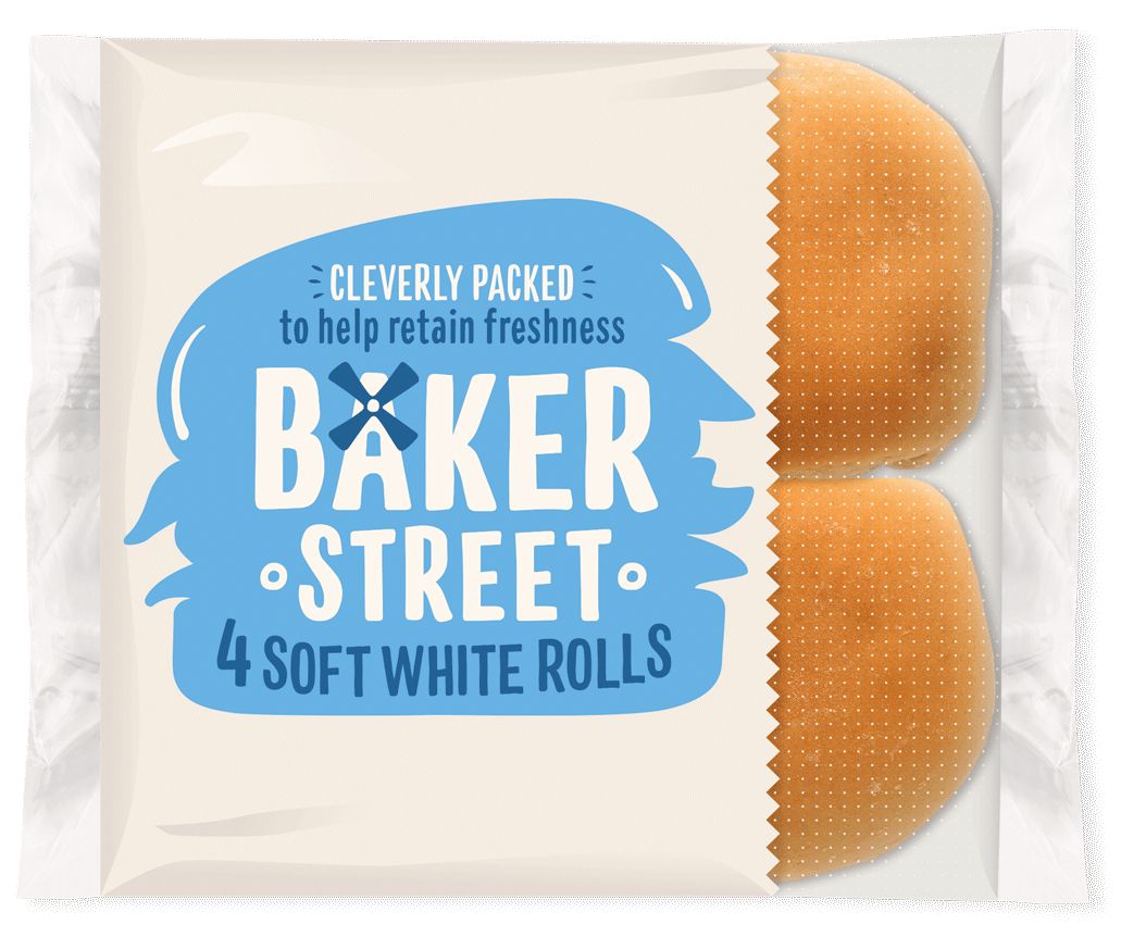 Baker Street Soft White Rolls Packshot